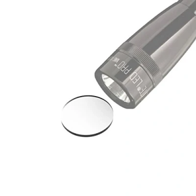 Image de Weltool GL3 Lentille en Verre Trempé pour Lampe de Poche Mini Maglite Mag Remplacement Mise à Niveau Modèle AA, 22 mm Diameter