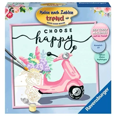 Image de Ravensburger Peinture par numéros 20068 Choose Happy 12 ans et plus