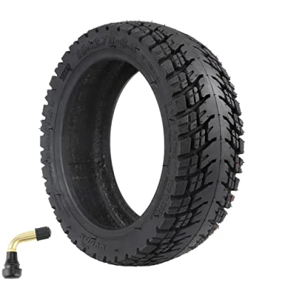 Image de Fututech 10 * 2.75 6.5 Pneu Tubeless Tout Terrain et Valve pour Speedway 5 Dualtron 3 pouces AT Pneus sous Vide Trottinette Electrique Pièce de Rechange Off Road Tire for Scooter