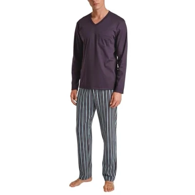 Image de CALIDA Relax Streamline Ensemble de Pijama, Prune, 58 60 Hommes