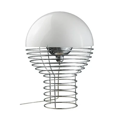 Image de VERPAN Lampe à poser Wire Large, blanc