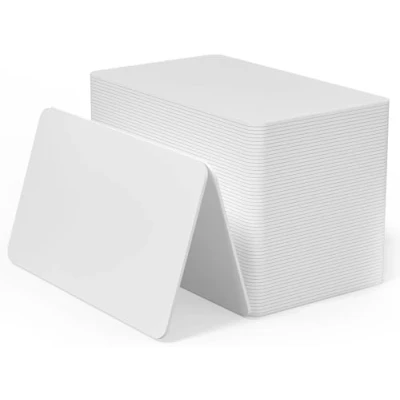 Image de Lot de 12 Cartes NFC 215 NTAG215 Tag, Blanc Réinscriptibles Format Carte Crédit, 504 Mémoire d&#039;Octets, Compatible avec TagMo Amiibo et Tous les Téléphones