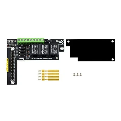 Image de IBest Quality 3 Ch Relay Module Channel Expansion Board for Jetson Nano, Optocoupler Isolation,Loads up to 5A 250V AC Or 30V DC