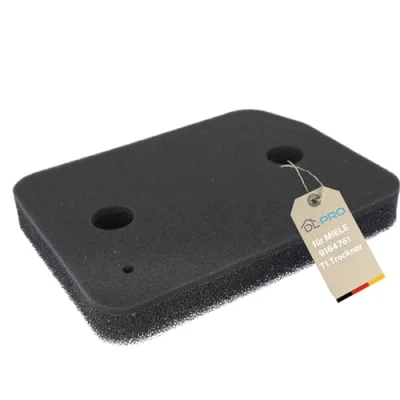 Image de DL pro Filtre en mousse pour Miele 9164761 2 couches 207 x 155 mm à socle échangeur de chaleur, sèche linge