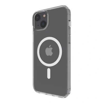 Image de Belkin Coque de Protection MagSafe pour iPhone 14 Plus (Coque Transparente et magnétique, aimants intégrés, rebords, l&#039;appareil Photo/caméra, Compatible avec Les chargeurs MagSafe)