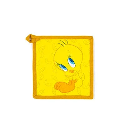 Image de Excelsa Tweety Manique de Cuisine, 20 x cm, Doublure 100% Coton, Rembourrage en Polyester