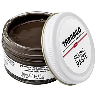 Image de Tarrago Filling Paste 50 ml Pâte de remplissage pour réparer tous les types chaussures en cuir, cuir synthétique et caoutchouc