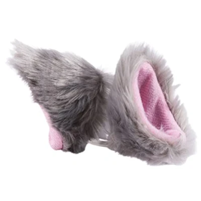 Image de Oreilles de Casque pour moto ski chat en peluche Accessoires mignon vélo snowboard Oreilles(sans casque)