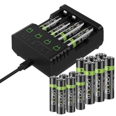 Image de Venom Power Recharge Station de avec 8 Piles AA 2100 mAh et AAA 800