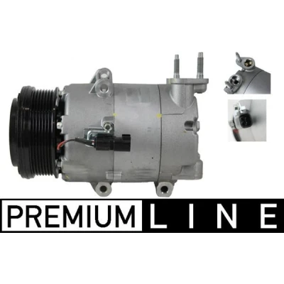 Image de MAHLE ORIGINAL ACP 547 000P Compresseur De Climatisation 7VS19ic 12 PAG 46 YF 1234yf, R 134a avec bague d&#039;étanchéité