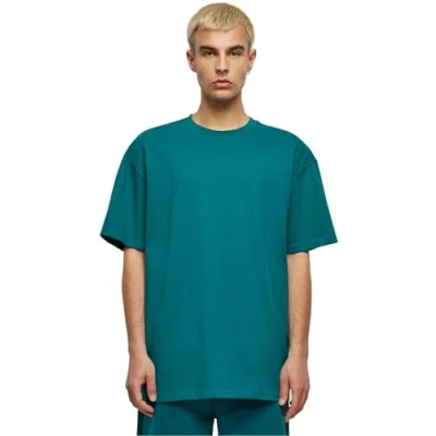 Image de Build Your Brand By102 Heavy Oversize Tee T Shirt, Vert rétro, L Hommes
