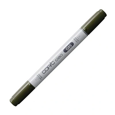 Image de COPIC Ciao G85, Verdigris, marqueur twin avec une pointe moyenne et pinceau