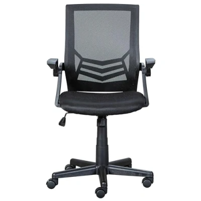 Image de Inter Link Chaise pivotante de bureau Fauteuil pivotant Idéal pour le à domicile Noir Jilli