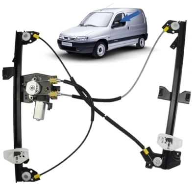 Image de STARKIT PERFORMANCE Leve vitre compatible pour Berlingo 1 et Partner (1996 2008) AVEC MOTEUR avant gauche (conducteur)