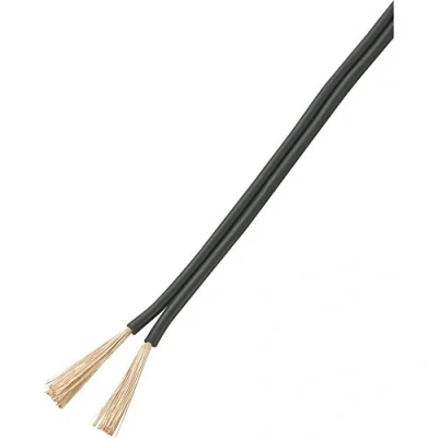 Image de Fil de câblage 2 x 0.75 mm² noir 25 m TRU COMPONENTS
