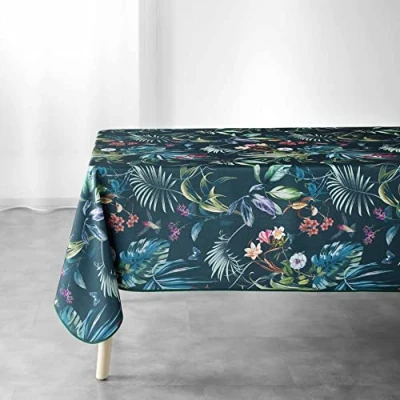 Image de DOUCEUR D&#039;INTERIEUR FEERIE Nappe, Emeraude, 150 x 240 CM