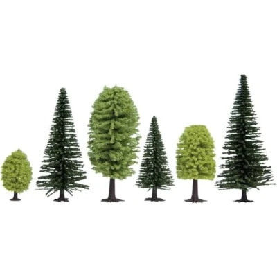 Image de Noch 26811 Mixed Forest 25/H0, TT Scale Hobby Scenery, 26811, Vert