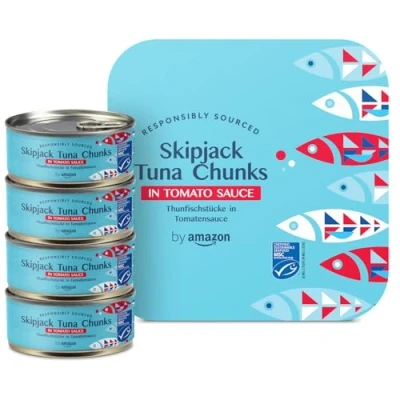 Image de by Amazon MSC Morceaux De Thon Listao À La Sauce Tomate, 4x145g