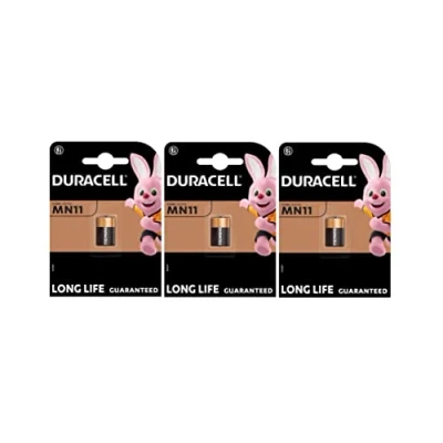 Image de 3 x Duracell MN11 A11 11A (3 ampoules de 1 batterie) piles