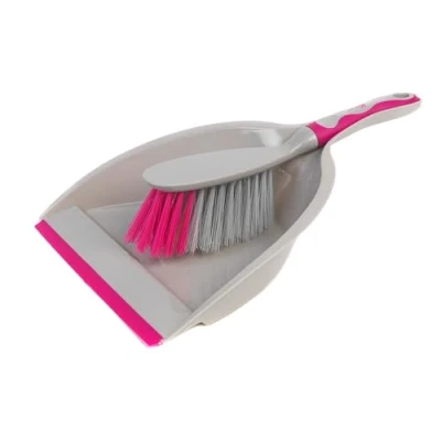Image de Kleeneze® KL062390EU Deluxe Ensemble Pelle et Balayette à Main, Lot Mini Balai Petite, Manche Antidérapant, Peu Encombrant, Idéal pour Ramasser la Saleté les Débris