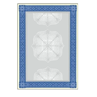 Image de SIGEL Dp490 Papier à Lettre, 21 X 29,7 cm, 185G/M², Diplôme Bleu, 20 Feuilles