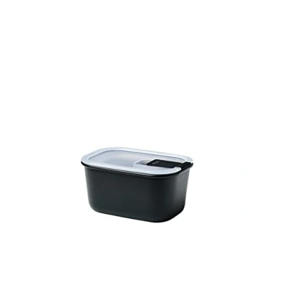 Image de Mepal Boîte de conservation alimentaire EasyClip rangement avec couvercle et fermeture à pression Pour le micro ondes, four vapeur congélateur 450 ml Nordic black