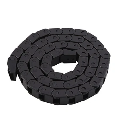Image de R28 Porte Câbles à Chaîne Dragonne en Nylon Noir 1000mm/40 Long Pour l&#039;imprimante 3D/CNC Router Machine (10 x 10mm R28)