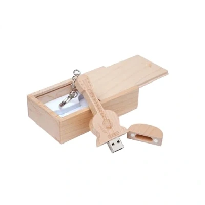 Image de Clé USB en forme de guitare Bois d&#039;érable 2.0/4GB