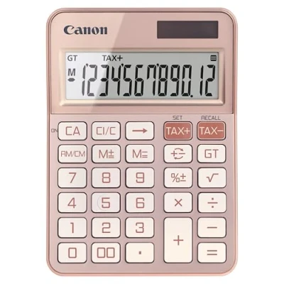Image de Canon KS 125KB RG, Scientific Calculator, Suitable for School and Business, Dual Power Battery, Tax Calculations Grand Total Function, Large Upright Angled Display
