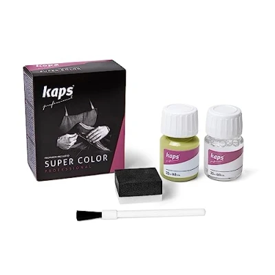 Image de KAPS Super Color Teinture pour Cuir Naturel Matières Synthétiques et Textiles 25 ml Plusieurs couleurs, 173 Pale Green