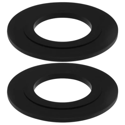 Image de the Lord of Tools 2 PCS Joint de Rondelle en Caoutchouc Diamètre Extérieur 54mm Intérieur 28mm Valve Chasse d&#039;eau pour Réservoir Siphon Noir