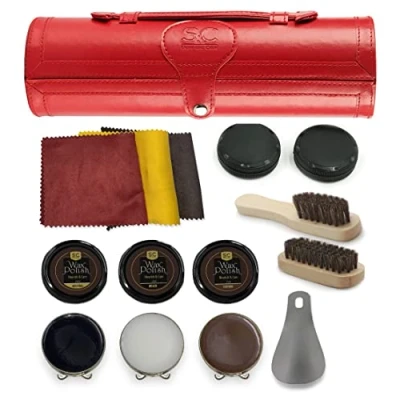 Image de Stone and Clark Mixte 1 Trousse de Soins Chaussure, Boîtier : Rouge Vif, Any Size