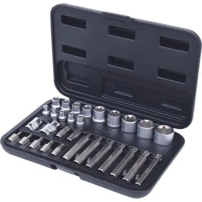 Image de KS TOOLS 911.4301 2 Jeu de douilles Torx Acier chrome vanadium 1/2, 1/4, 3/8 à tête carrée