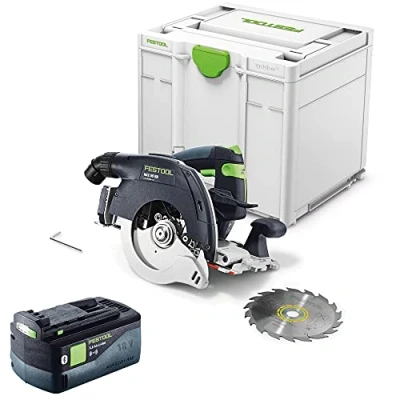 Image de Festool Scie circulaire à capot basculant sans fil HKC 55 EB Basic 5,0