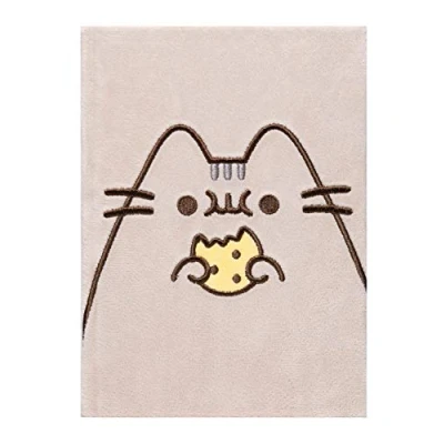 Image de Grupo Erik Carnet de notes Pusheen, Couverture en Peluche Bullet Journal Notebook Agenda Pointillé Format A5