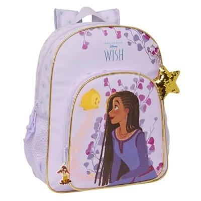 Image de Safta WISH sac à dos scolaire pour enfant, adaptable au chariot, idéal les enfants d&#039;âge scolaire, confortable et polyvalent, qualité résistance, 32 x 12 38 cm,
