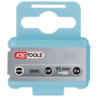 Image de KS TOOLS 910.2243 Bit pour tournevis 6,3 (1/4&quot;)mm (pouces) Acier au nickel chrome