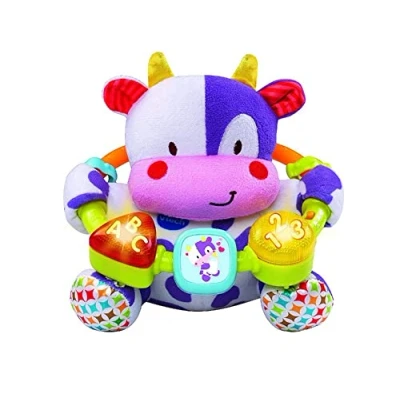 Image de VTech 3480 166022 Vache Muusique Peluche Interactive de Bébé avec Doux, Multicolore, Unique