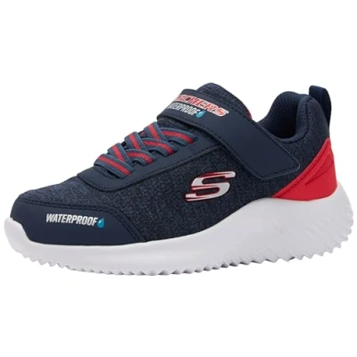Image de Skechers Bounder Dripper Drop Basket, Navy/Red, 2.5 UK Child
