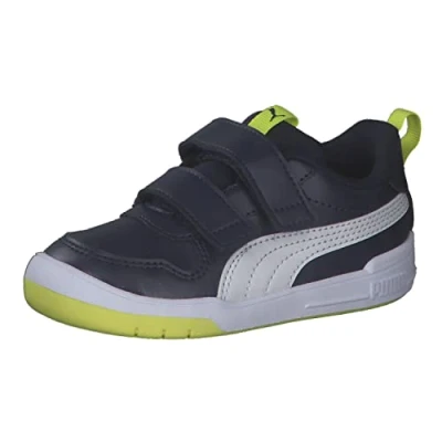 Image de Puma Mixte enfant Multiflex Sl V Inf Basket, Peacoat Lemon Sherbert, 24 EU