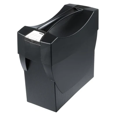 Image de HAN SWING PLUS KARMA 19018 13 Boîte de dossiers suspendus avec couvercle, pour 20 suspendus, 80 à 100% matériaux recyclés, noir