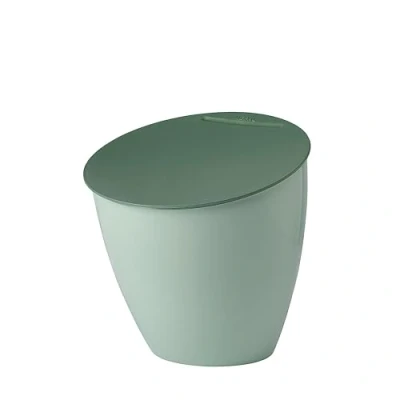 Image de Mepal Poubelle de Cuisine Calypso Petite avec Couvercle Récipient pour Déchets Résiduels Idéal l&#039;organisation la Lavable au Lave vaisselle 2200 ml Nordic sage