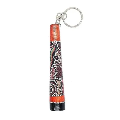 Image de Australian Treasures didgeridoo en bois comprenant un cours ligne Cire d&#039;abeille Housse de support