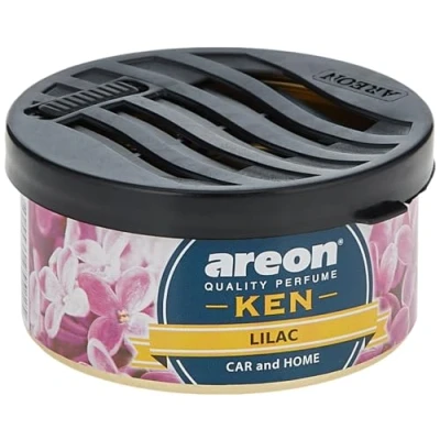 Image de AREON Ken Désodorisant Voiture Lilas Fleur Maison en Pot Couvercle Ventilé Réglable 3D (Lilac Lot de 6)