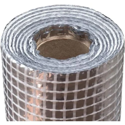 Image de Provarm Pare vapeur en aluminium 1,5 m de large Membrane d&#039;isolation renforcée fibre verre Applications : toit, isolation thermique des pièces toit