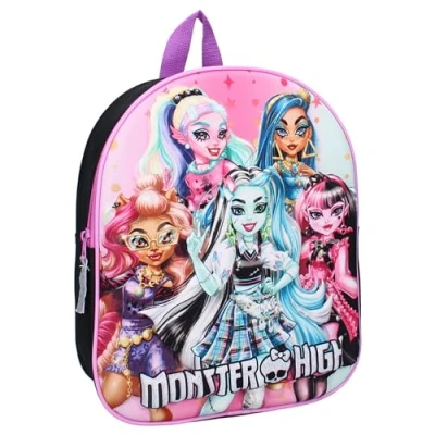 Image de Vadobag MONSTER HIGH Sac à dos 3D The Boo Crew pour enfants école maternelle Multicolore dimensions 32 x 26 11 cm, multicolore, taille unique