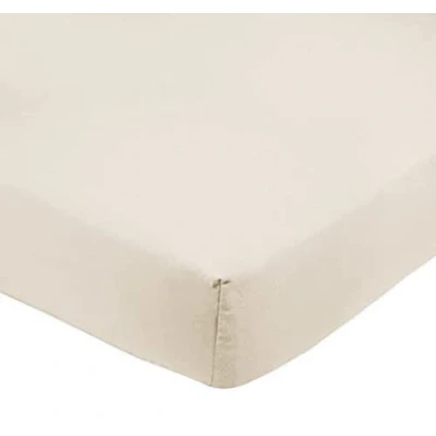 Image de Amazon Basics Drap housse en microfibre Beige 150 x 200 30 cm