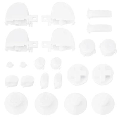 Image de SG Store 2 Ensembles De Boutons Manette en Plastique Remplacement pour Console Compatible avec Nintendo Gamecube NGC (Blanc)