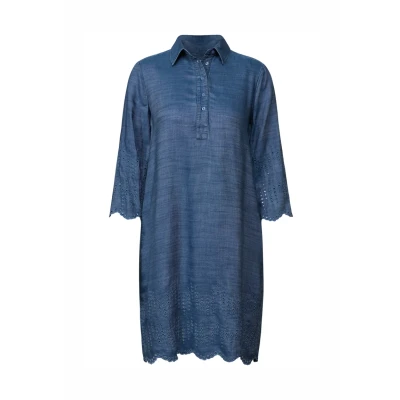 Image de Cecil MIT Stickerei Robe en jean, Femme, Taille: XL, Blau