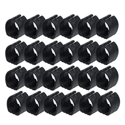 Image de sourcing map 24 pcs Pieds de Chaise Glissières à Une Broche en Forme U 20 mm